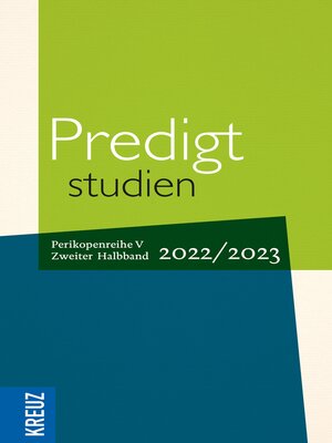 cover image of Predigtstudien 2022/2023--2. Halbband